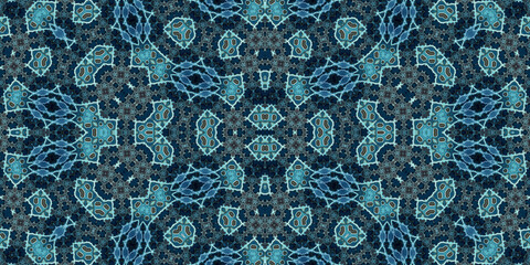 Seamless abstract pattern. The texture of the pattern is symmetrical. Endless pattern