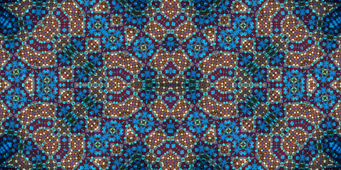 Seamless abstract pattern. The texture of the pattern is symmetrical. Endless pattern
