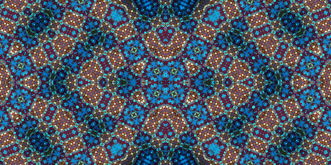 Seamless abstract pattern. The texture of the pattern is symmetrical. Endless pattern
