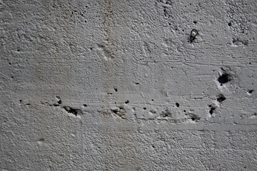 abstract painted white grunge weathered concrete wall blank background