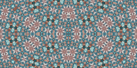 Seamless abstract pattern. The texture of the pattern is symmetrical. Endless pattern
