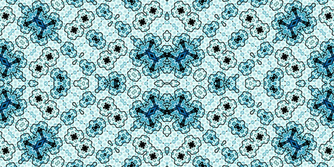 Seamless abstract pattern. The texture of the pattern is symmetrical. Endless pattern