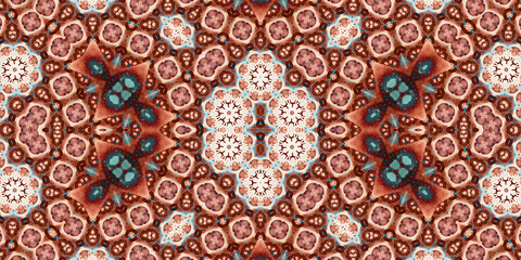 Seamless abstract pattern. The texture of the pattern is symmetrical. Endless pattern