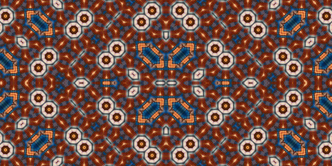 Seamless abstract pattern. The texture of the pattern is symmetrical. Endless pattern