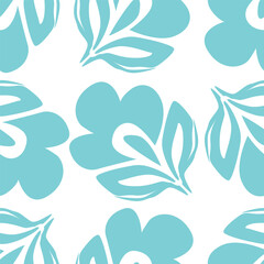 flower pattern floral seamless nature illustration vector