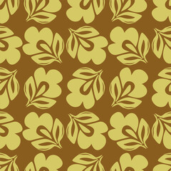 flower pattern floral seamless nature illustration vector