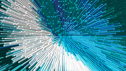 abstract colorful vivid square magic sticks art design background