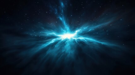 Fototapeta premium Stunning cosmic explosion in the depths of space