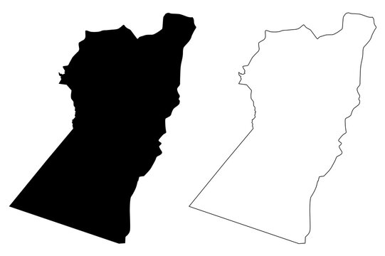 Nimruz Province (Islamic Republic of Afghanistan, Provinces of Afghanistan) map vector illustration, scribble sketch Nimroz map