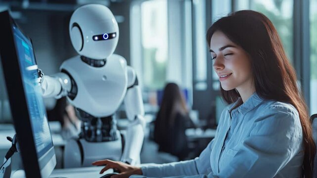 Collaborative Interaction Between Human and Robot in Modern Office