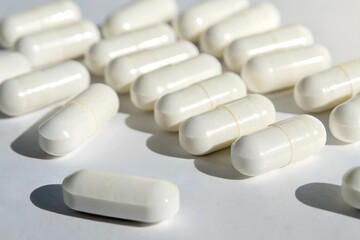 The White Capsules on Surface