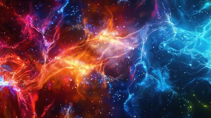Obraz premium A modern graphic of brain cells, focusing on the complexity of neural networks
