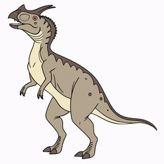 tyrannosaurus dinosaur vector illustration