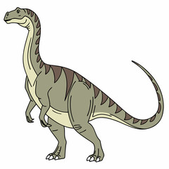 tyrannosaurus dinosaur vector illustration