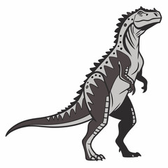 tyrannosaurus dinosaur vector illustration