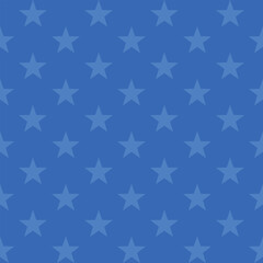 blue stars seamless pattern, vector background