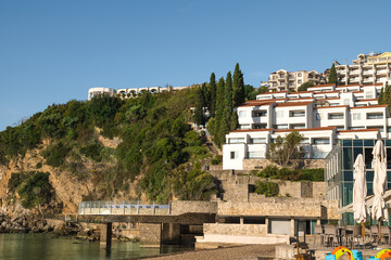 Modern residential architecture in Budva Montenegro