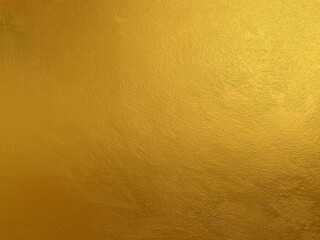 Gold Paint on Concrete Wall Texture Background
