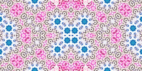 Seamless abstract pattern. The texture of the pattern is symmetrical. Endless pattern