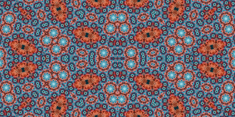 Seamless abstract pattern. The texture of the pattern is symmetrical. Endless pattern