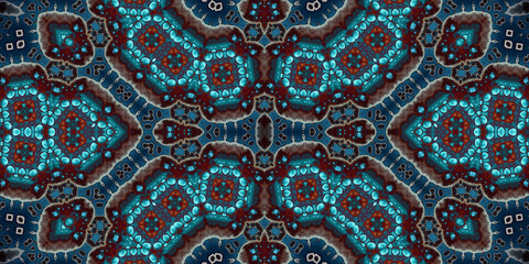 Seamless abstract pattern. The texture of the pattern is symmetrical. Endless pattern