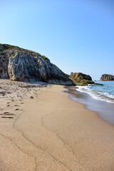 sile beach in the morning at istanbul