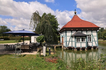 Kleiner See im Zentrum von Stadthagen in Niedersachsen