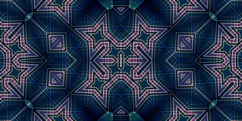 Seamless abstract pattern. The texture of the pattern is symmetrical. Endless pattern