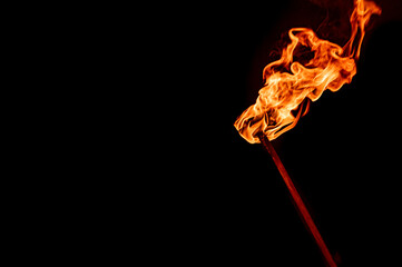 Lewes, East Sussex, UK. 05 November 2024. Burning torches as bonfire societies parade through...