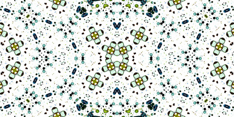 Seamless abstract pattern. The texture of the pattern is symmetrical. Endless pattern