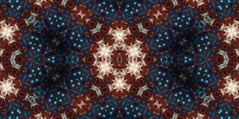 Seamless abstract pattern. The texture of the pattern is symmetrical. Endless pattern