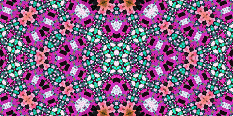 Seamless abstract pattern. The texture of the pattern is symmetrical. Endless pattern