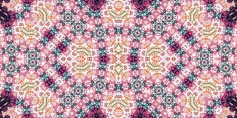 Obraz premium Seamless abstract pattern. The texture of the pattern is symmetrical. Endless pattern