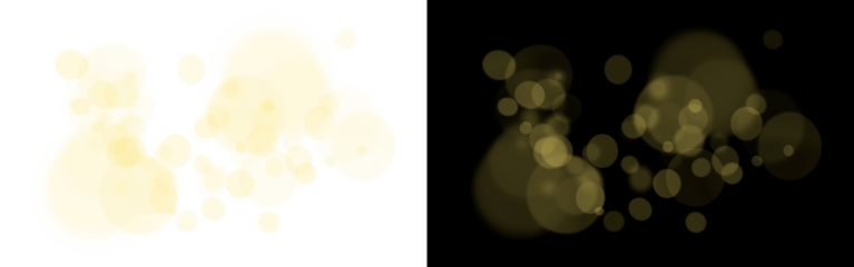 festive abstract effect of golden bokeh on a transparent and black background, festive decoration postcard, poster, greeting	