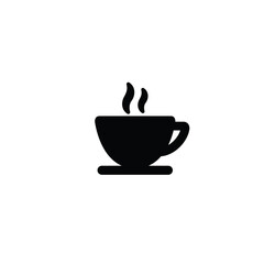 Coffee cup icon flat vector design