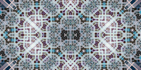 Seamless abstract pattern. The texture of the pattern is symmetrical. Endless pattern