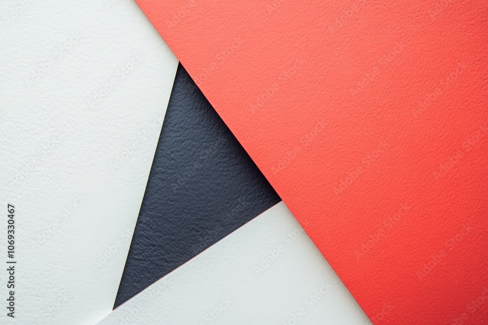 Poster a close-up shot of a red and black striped paper with intricate details