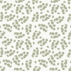 seamless pattern of flowering spring branches