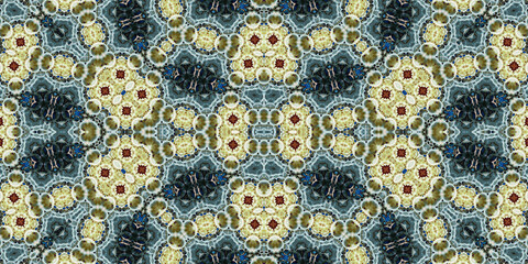 Seamless abstract pattern. The texture of the pattern is symmetrical. Endless pattern