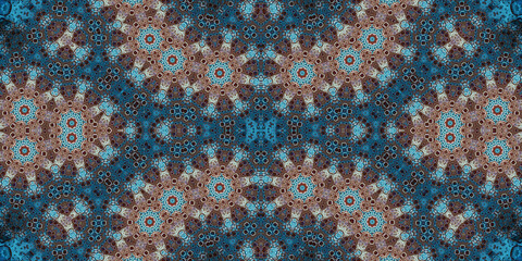 Seamless abstract pattern. The texture of the pattern is symmetrical. Endless pattern