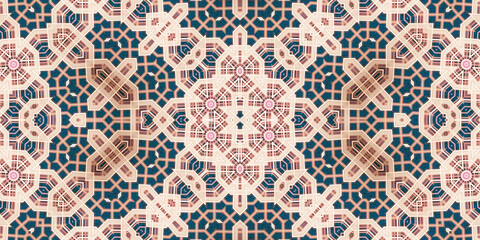 Seamless abstract pattern. The texture of the pattern is symmetrical. Endless pattern