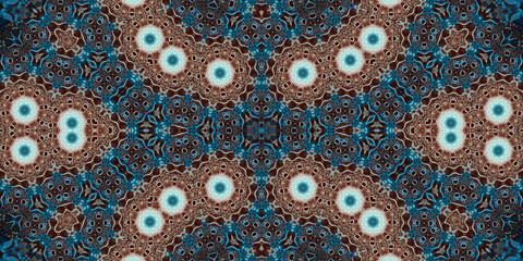 Seamless abstract pattern. The texture of the pattern is symmetrical. Endless pattern