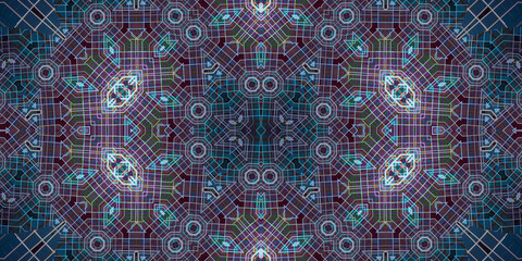 Seamless abstract pattern. The texture of the pattern is symmetrical. Endless pattern