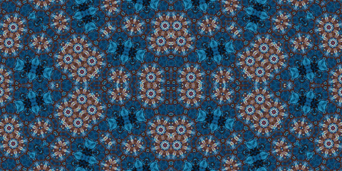 Seamless abstract pattern. The texture of the pattern is symmetrical. Endless pattern