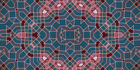 Seamless abstract pattern. The texture of the pattern is symmetrical. Endless pattern