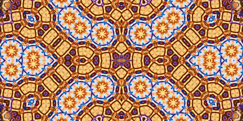 Seamless abstract pattern. The texture of the pattern is symmetrical. Endless pattern