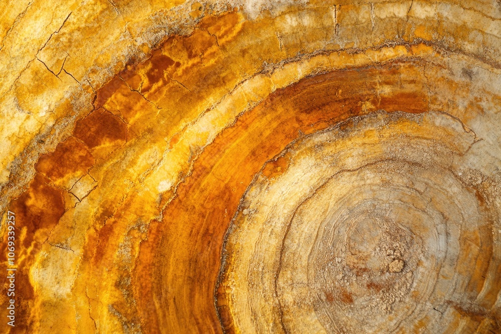 Poster Close up view of a tree trunk with bark and texture details