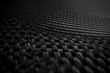 Obraz premium Close-up shot of textured woven fabric