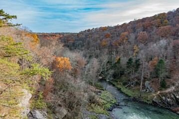 The Last Colors of Autumn at Prettyboy Dam, Maryland USA