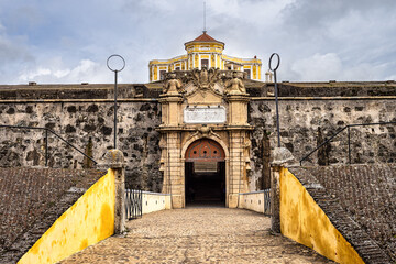 The Fort Nossa Senhora da Graca or Fort Conde de Lippe north of the city of Elvas in Alentejo,...